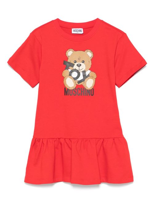Abito bambina maniche corte MOSCHINO KID-TEEN | HDV0GBLCA1950109